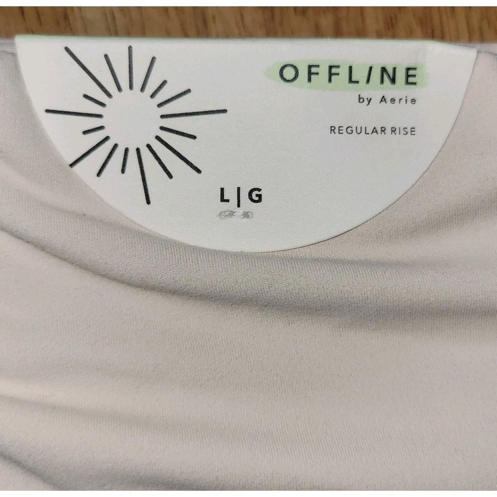 Offline By Aerie Real Me Regular Rise Super Wide Leg Legging Size Large NWT - Picture 8 of 9
